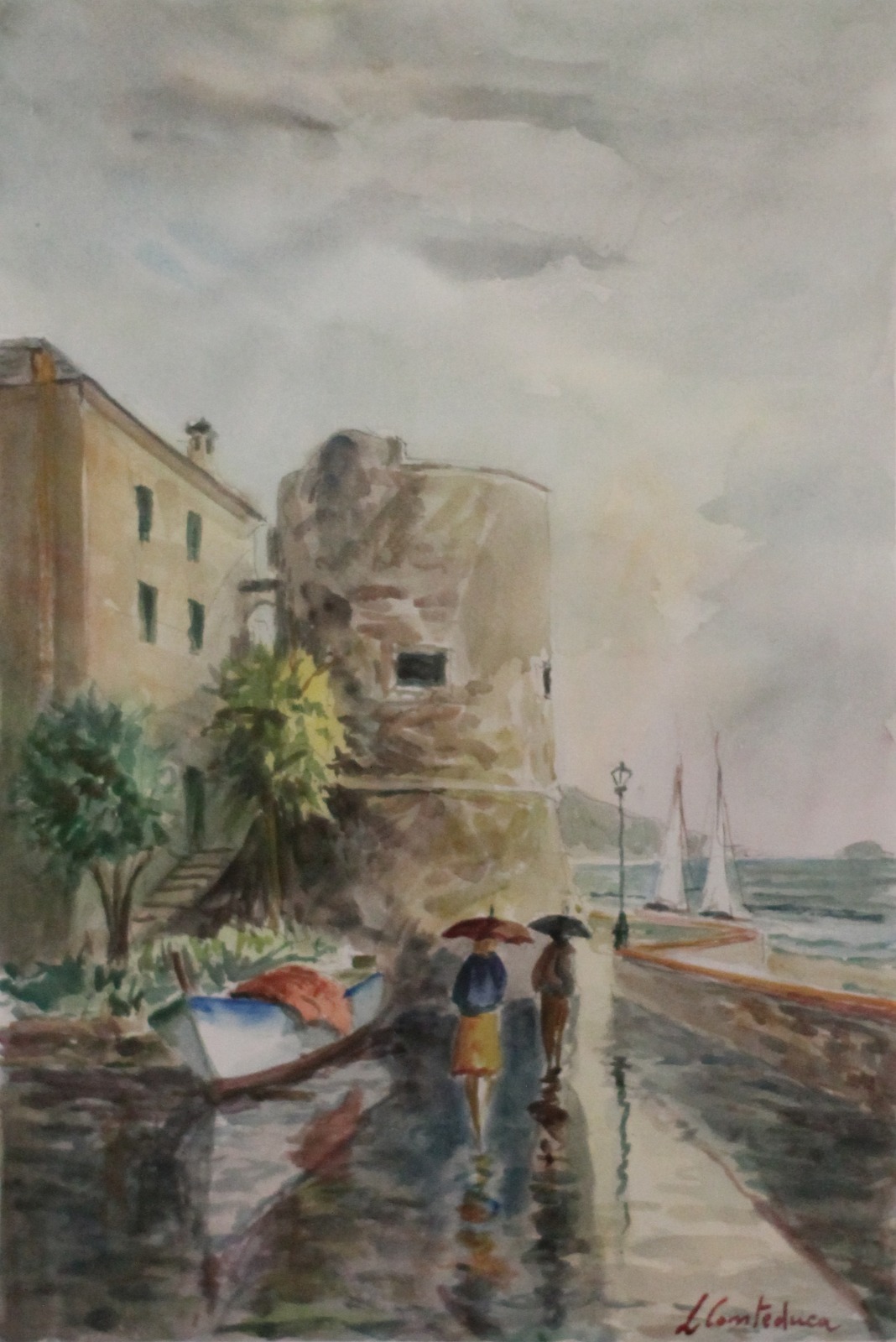 Pioggia sul Bastione